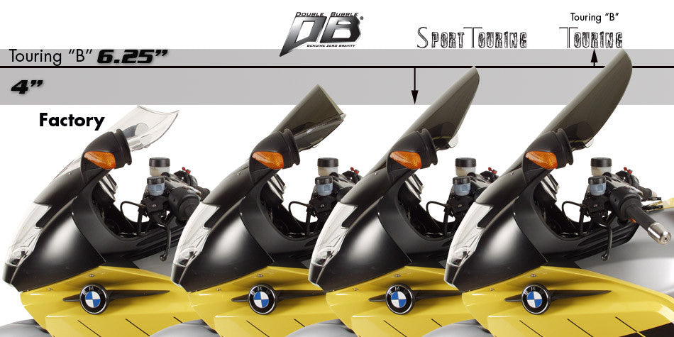 Zero Gravity Racing Windshields for the BMW K1200S (2005-2008) And the BMW K1300S (2009-2014)
