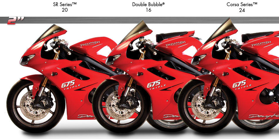 Zero Gravity Racing Windshields for the Triumph Daytona 675 /R (2009-2012)