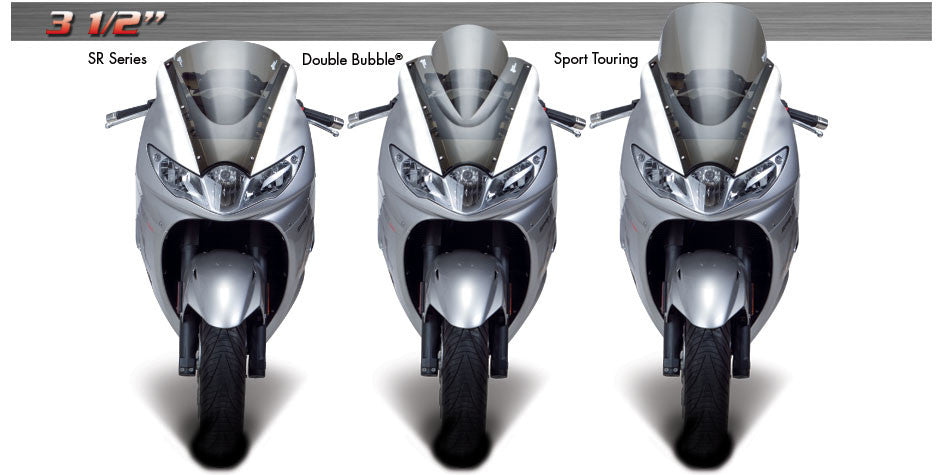 Zero Gravity Racing Windshields for the Triumph Sprint GT Dark Smoke w/o Mask  (2011-2013)