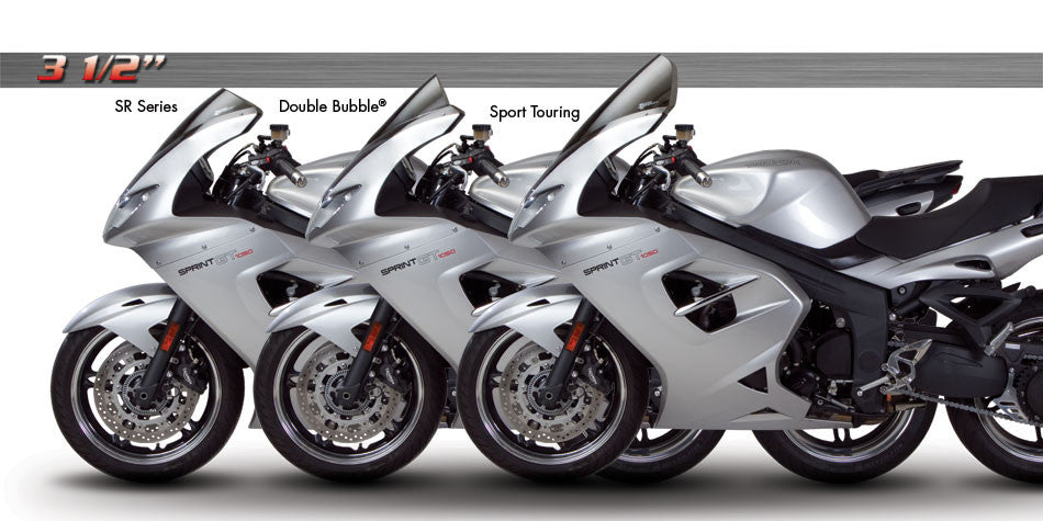 Zero Gravity Racing Windshields for the Triumph Sprint GT Dark Smoke w/o Mask  (2011-2013)