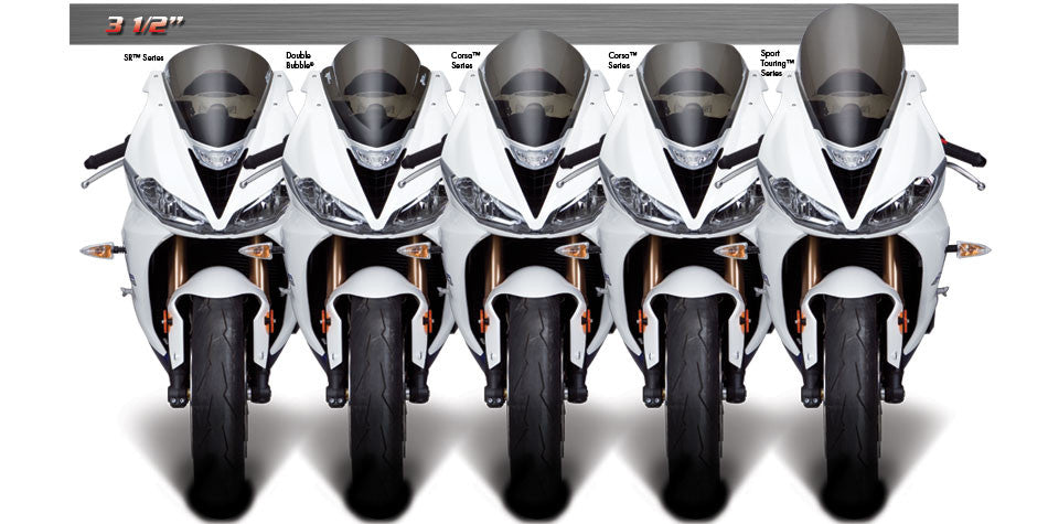 Zero Gravity Racing Windshields for the Triumph Daytona 675 /R (13-18) and Moto2 765 (2020+) w/ Black Vinyl Mask