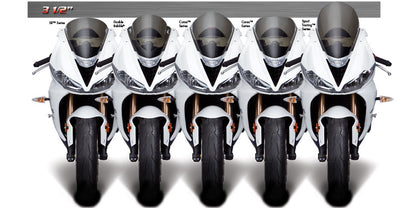Zero Gravity Racing Windshields for the Triumph Daytona 675 /R (13-18) and Moto2 765 (2020+) w/ Black Vinyl Mask
