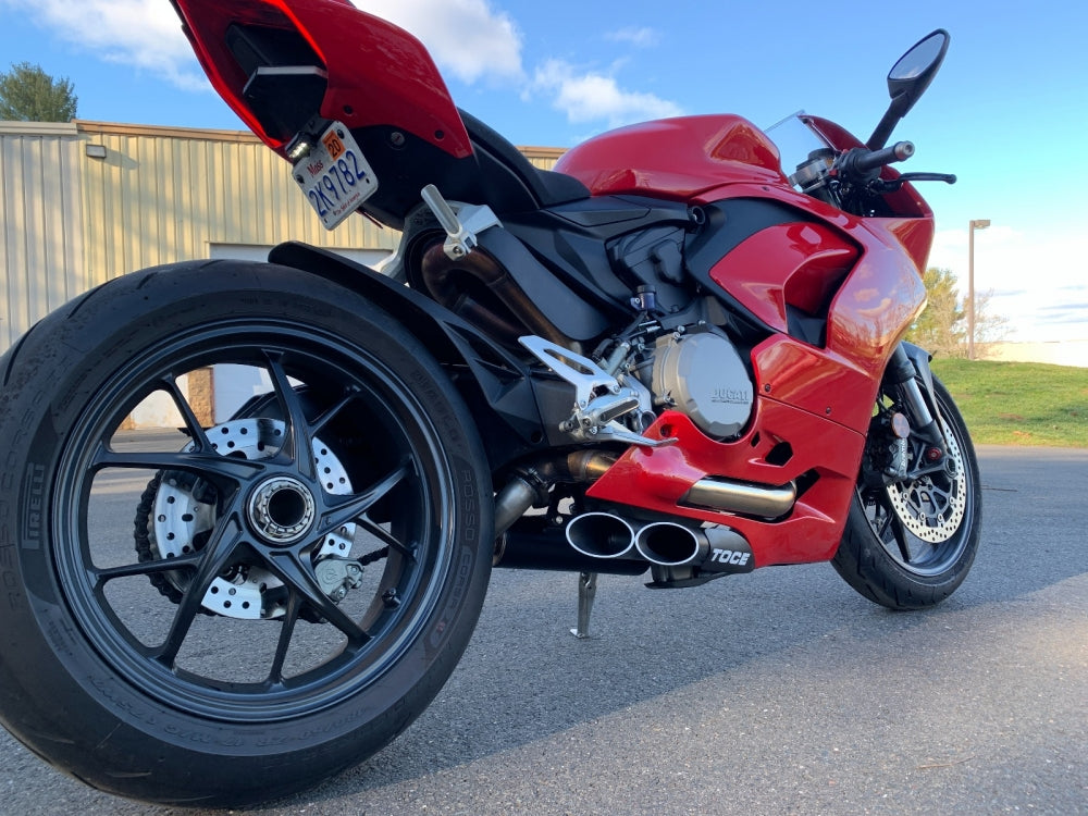 TOCE Performance Double Down Slip-on Exhaust for Ducati Panigale V2