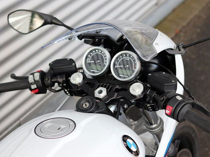 ABM multiClip SPORT Clip-ons and Upper Triple Clamp for the BMW R nineT Racer