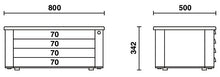 Beta Tools Model C39T  G-Portable Tool Chest 4 Drawers Grey