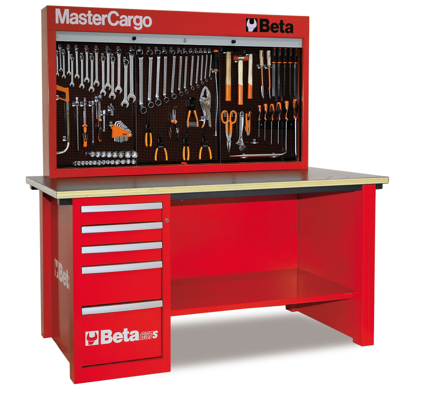 Beta Tools Model C57S  A/R-Mastercargo Workbench Red