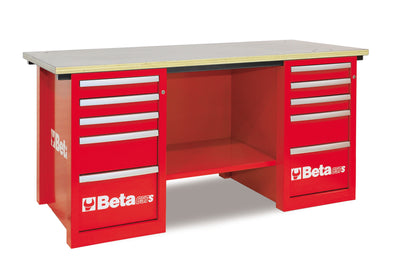 Beta Tools Model C57S  C/R-Mastercargo Workbench Red