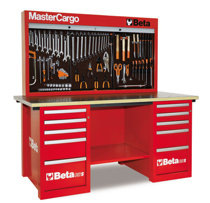 Beta Tools Model C57S  B/R-Mastercargo Workbench Red