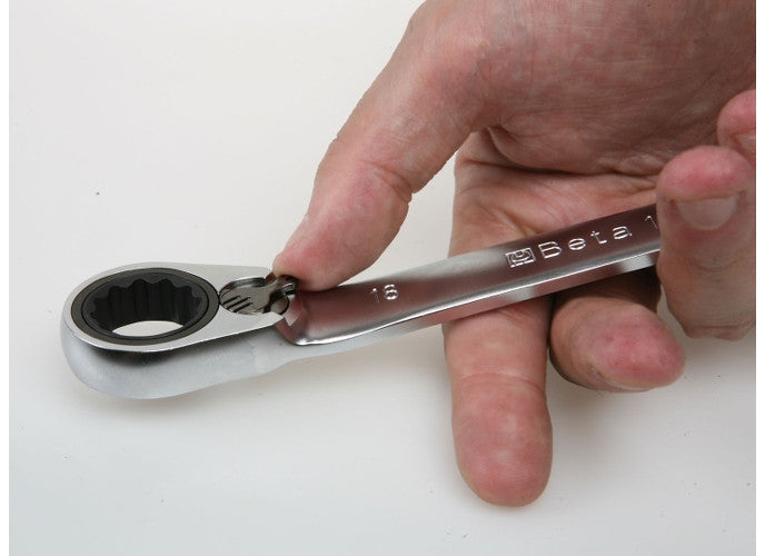 Beta Tools Model 195P  14X15mm-Ratcheting offset Bi-Hexagon Wrenches