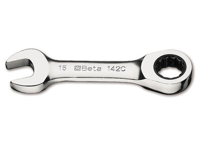 Beta Tools Model 142  C10x10mm-Ratcheting Combination Wrenches Straight Short