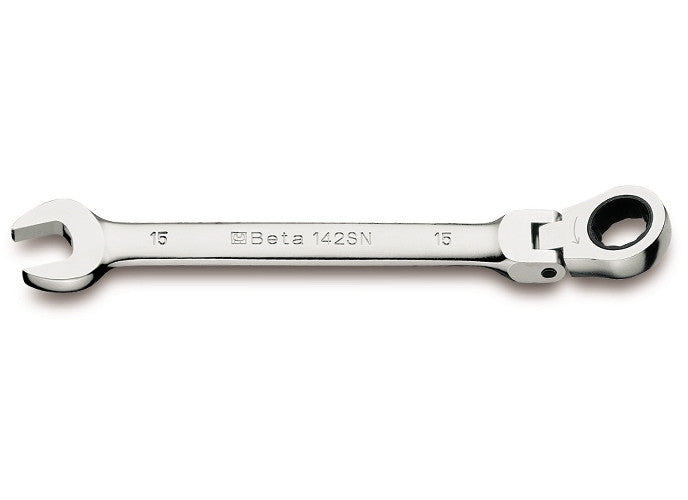Beta Tools Model 142  Sn8x8mm-Swivel End Ratcheting Combination Wrenches
