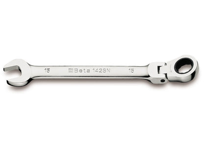 Beta Tools Model 142  Sn8x8mm-Swivel End Ratcheting Combination Wrenches