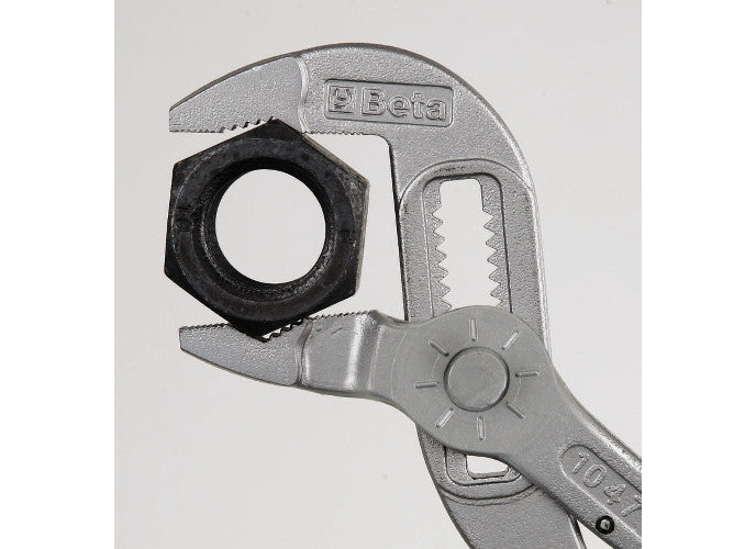Beta Tools Model 1047  180mm-Slip Joint Pliers  Button Adjustable