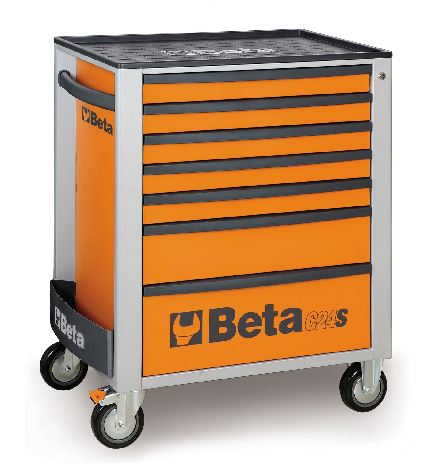 Beta Tools Model C24S  7/O-Mobile Roller Cab 7 Drawers Orange