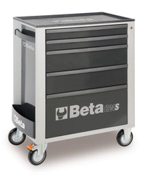 Beta Tools Model C24S  5/G-Mobile Roller Cab 5 Drawers Grey