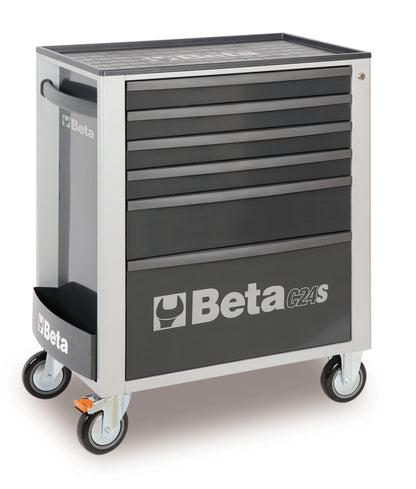 Beta Tools Model C24S  6/G-Mobile Roller Cab 6 Drawers Grey