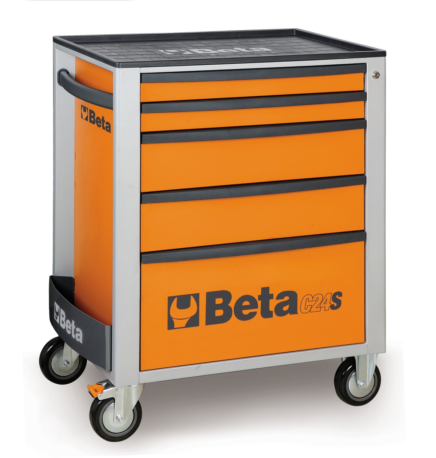 Beta Tools Model C24S  5/O-Mobile Roller Cab 5 Drawers Orange