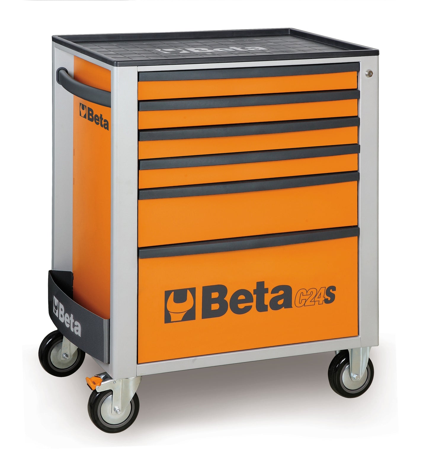 Beta Tools Model C24S  6/O-Mobile Roller Cab 6 Drawers Orange