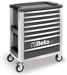 Beta Tools Model C39  G/8-Mobile Roller Cab 8 Drawers Grey