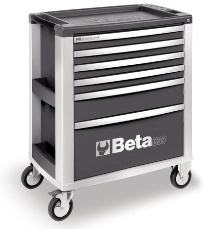 Beta Tools Model C39  G/6-Mobile Roller Cab 6 Drawers Grey