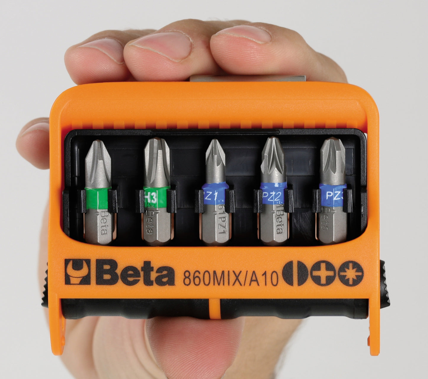 Beta Tools Model 860  Mix/A10-10 Bits in Plastic Case