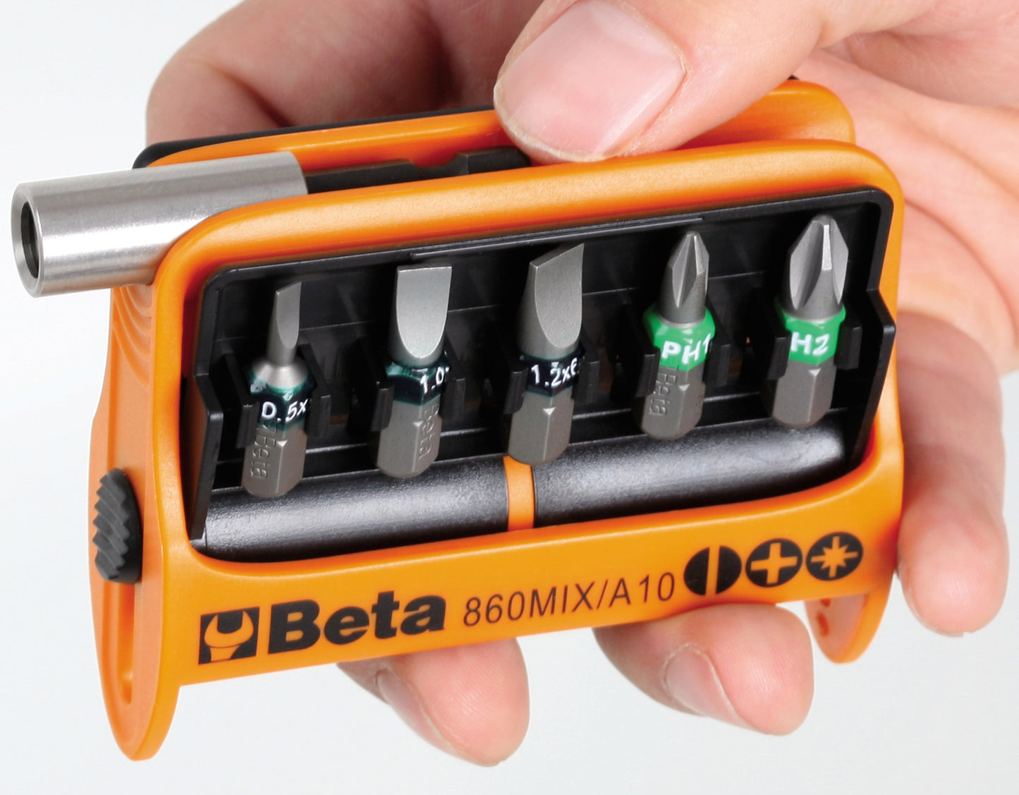 Beta Tools Model 860  Mix/A10-10 Bits in Plastic Case