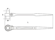 Beta Tools Model 93  C19X22mm-Ratcheting Wrenches Scaffolding Bolts