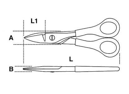 Beta Tools Model 1127  Telephone Engineer's Scissors