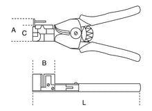 Beta Tools Model 1143  Wire Stripping Pliers with Cutting