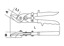 Beta Tools Model 1125  Compound Leverage Shears Straight-Right