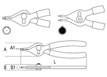 Beta Tools Model 1039  150mm-Straight Point Pliers
