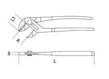 Beta Tools Model 1046  400mm-Slip Joint Pliers