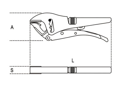 Beta Tools Model 1050  Adjustment Self-Locking Pliers