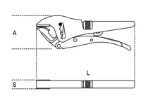 Beta Tools Model 1051  Gm-Self-Locking Pliers Floating Jaw