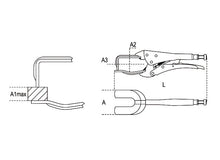Beta Tools Model 1060  280mm-Pliers fork-Type Jaws