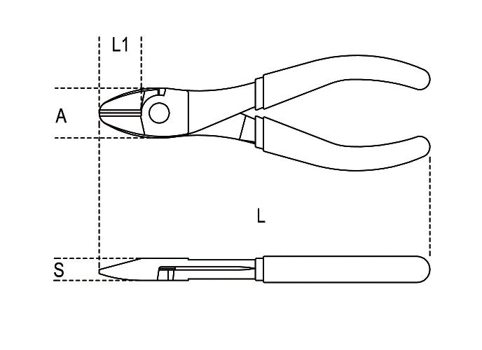 Beta Tools Model 1084  Bm200mm-Heavy Duty Diagonal Cutting Nippers