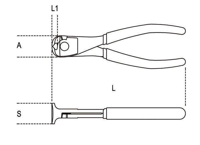 Beta Tools Model 1088  160mm-Heavy Duty End Cutting Nippers