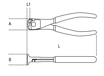 Beta Tools Model 1088  160mm-Heavy Duty End Cutting Nippers