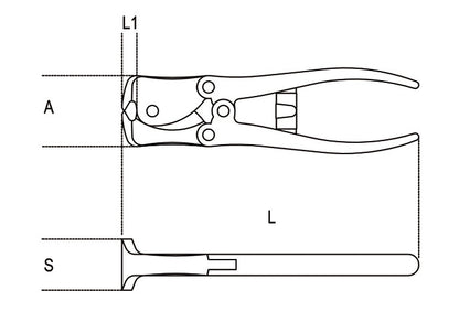 Beta Tools Model 1092  V180mm-Toggle Lever Cutting Nippers