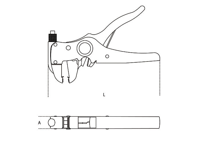 Beta Tools Model 1149  F-Front Wire Stripping Pliers