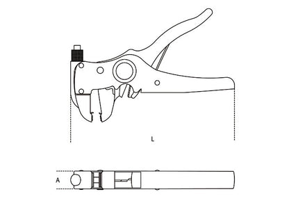 Beta Tools Model 1149  F-Front Wire Stripping Pliers