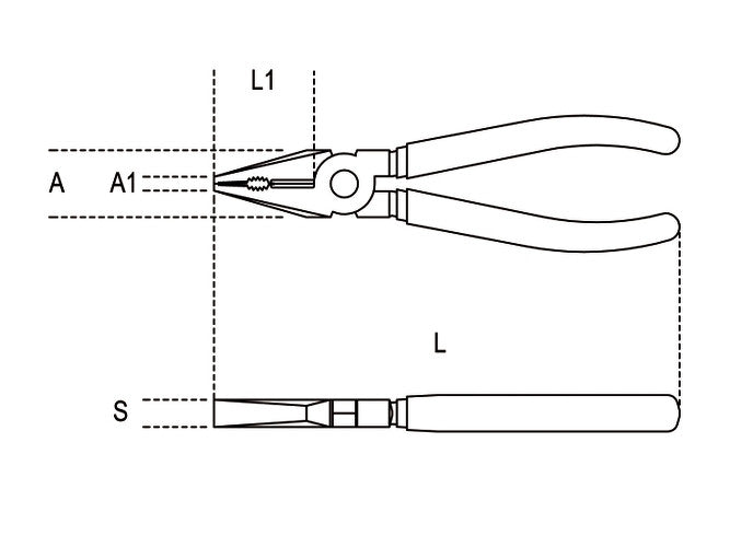 Beta Tools Model 1150  220mm-Combination Pliers Pvc
