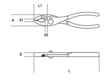 Beta Tools Model 1153  160-Adjustable Pliers Two Positions