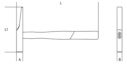 Beta Tools Model 1379  F16mm-Electrician's Hammers Wooden