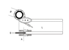 Beta Tools Model 386  A/5-Heavy Duty Reversible Chain Pipe Wrenches