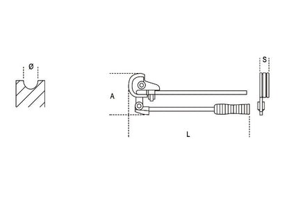 Beta Tools Model 388  8mm-Pipe Benders