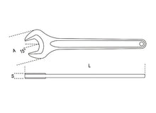 Beta Tools Model 53  120mm Single Open End Wrenches Din 894