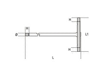 Beta Tools Model 951  Tx07-T-Handle Wrenches X Tx Head Screws