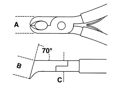 Beta Tools Model 1191  Bm-Flush Oblique Cutting Nippers