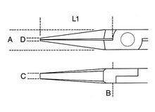 Beta Tools Model 1172  Bm-Smooth Flat Long Nose Pliers